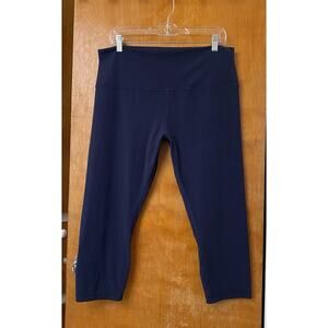 Lululemon Women's Align HR Crop Legging 21” LW6BGFS Nulu True Navy Size 16
